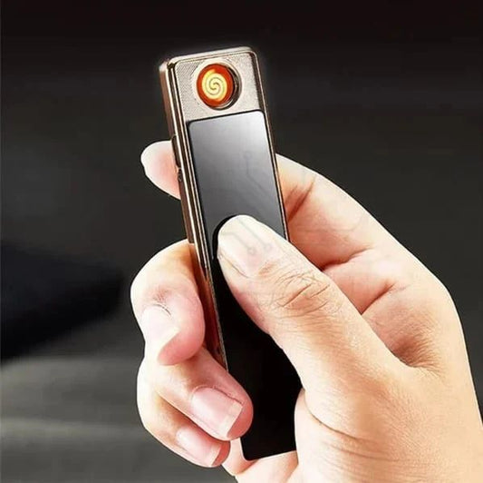 Coil Slim Lighter – USB Rechargeable Windproof Flameless Lighter